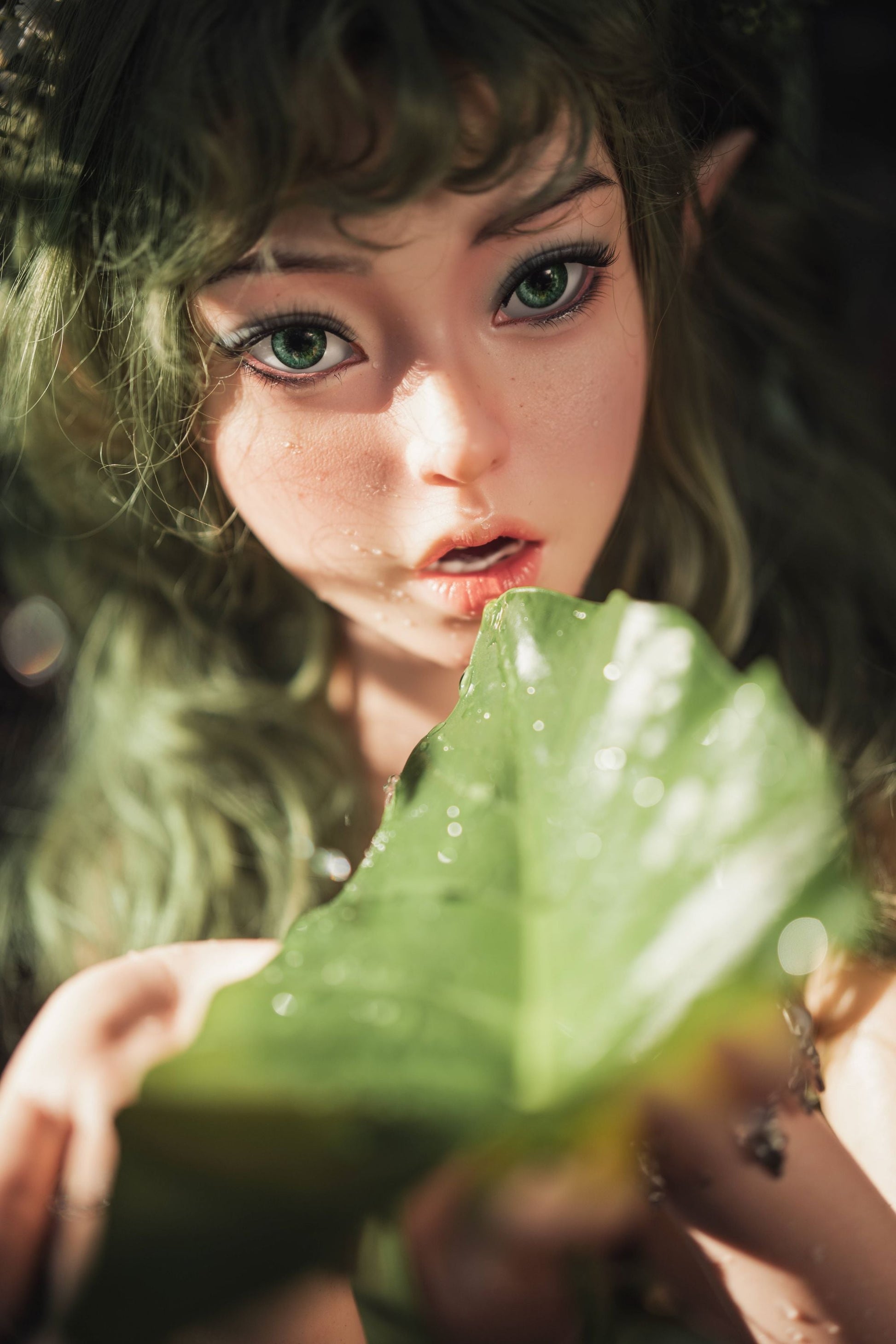 OrangeIn Ava Brown 159cm Cosplay Elf D-Cup Silicone Doll: A love doll designed for realism and quality. Perfect choice for those seeking an intimate companion.
