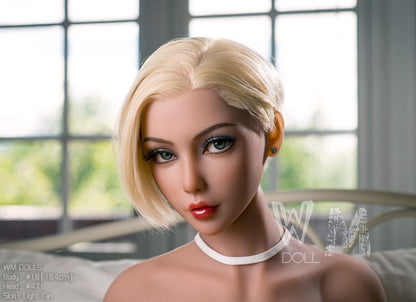 Hudgens - WM Sex Doll: Short Blonde Teen, Medium Breasts, 164cm, Head 471