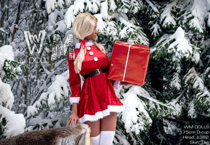 wm-175cm-b-cup-mrs-clause - High-quality realistic doll, USA love doll, Europe sex dolls