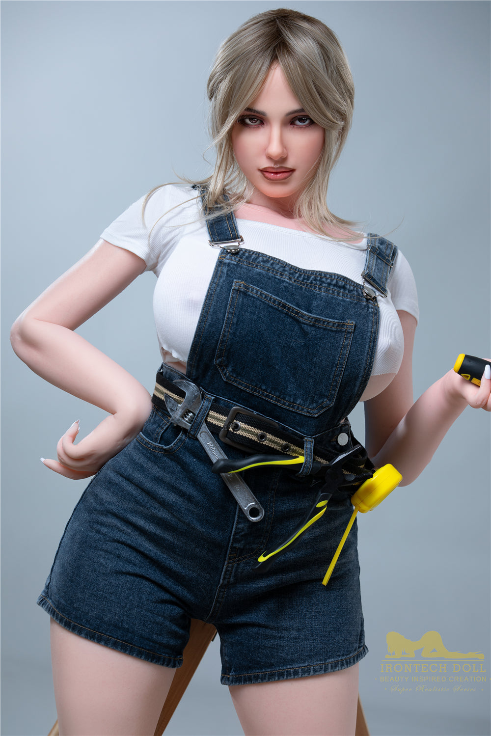 Irontech 160cm Silicone - authentic love doll, durable sex doll - Luna - High-Quality Image of Irontech 160cm Silicone