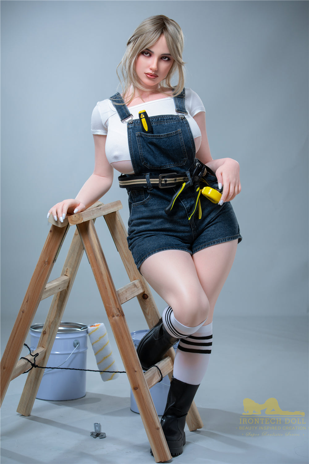 Irontech 160cm Silicone - authentic love doll, durable sex doll - Luna - High-Quality Image of Irontech 160cm Silicone
