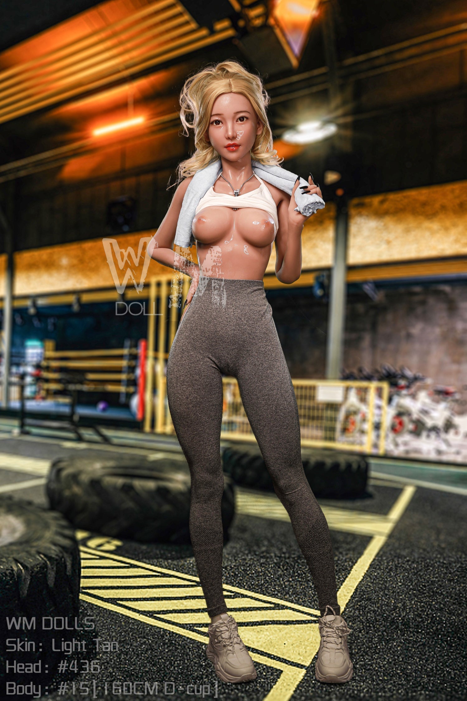 Esra - WM Sex Doll, Gym-loving Blonde Asian , D-Cup, 160cm, Head 436 –  Anmodolls