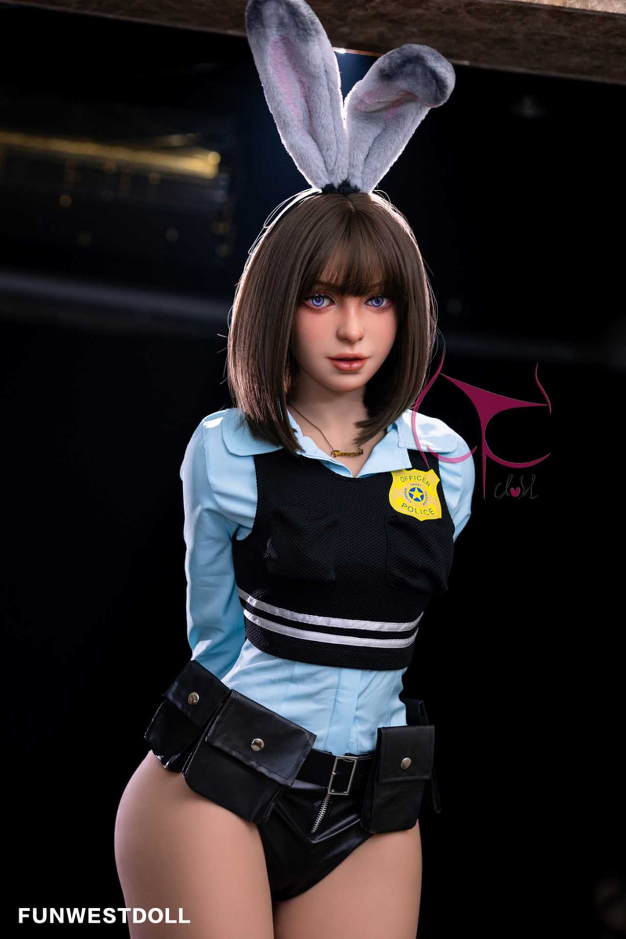 Funwest Marcy: C-Cup Anime Police Hero Anime Teen Doll with TPE Material Anmodolls Funwest