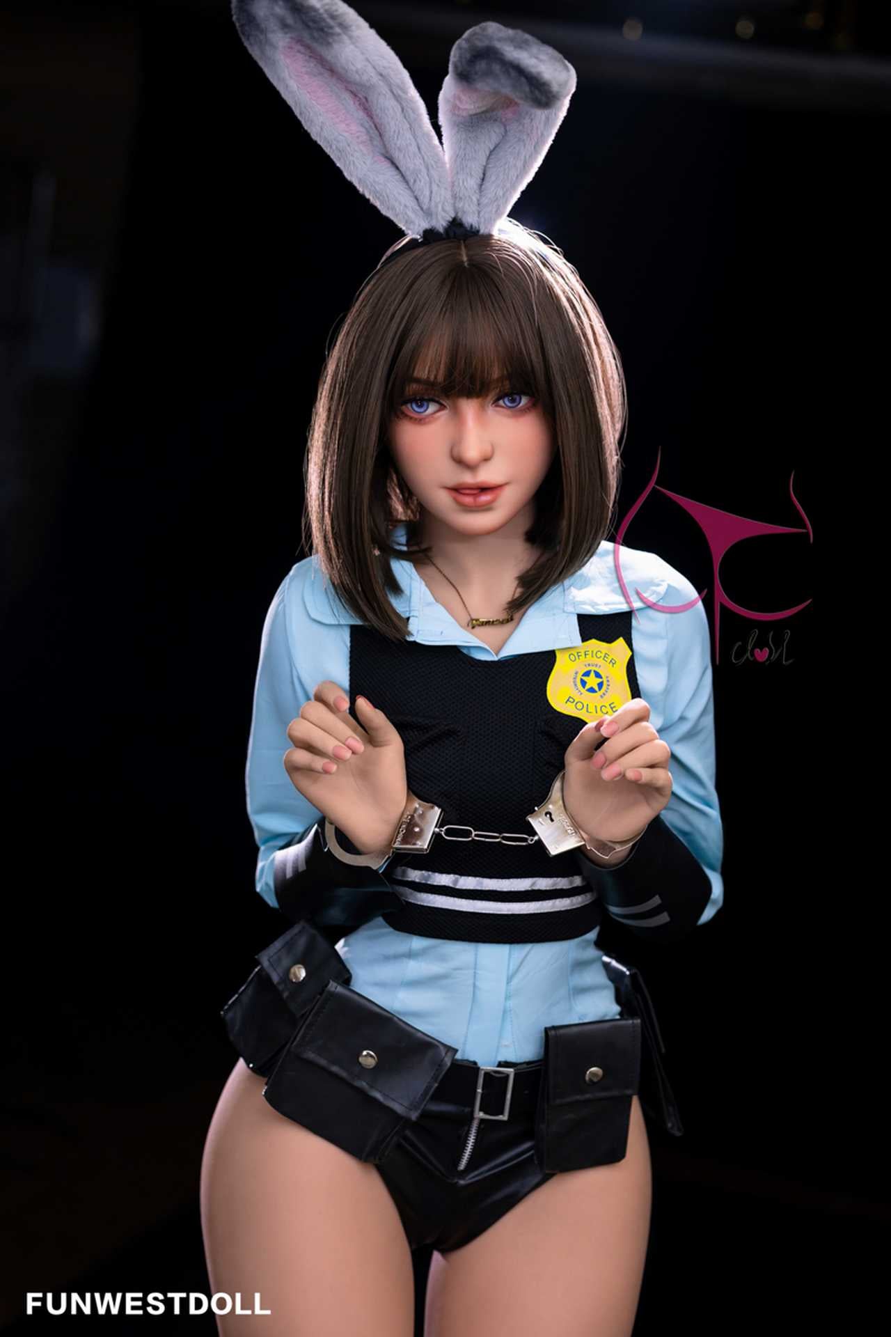 Funwest Marcy: C-Cup Anime Police Hero Anime Teen Doll with TPE Material Anmodolls Funwest
