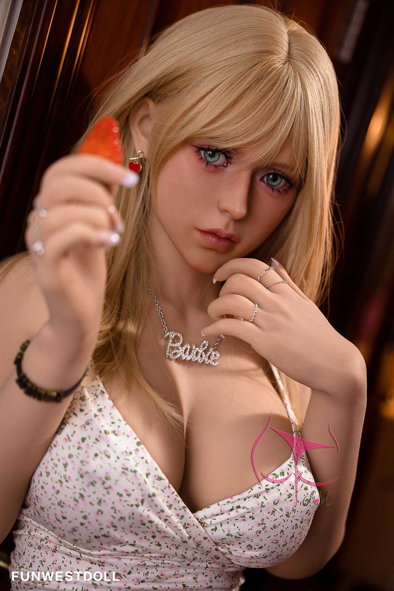 Funwest Jackie: A Lifelike Love Doll with F-Cup Features and a Comfortable Home Dress Anmodolls Funwest