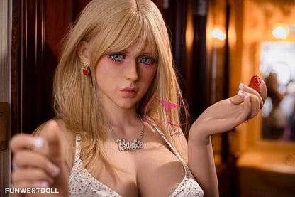 Funwest Jackie: A Lifelike Love Doll with F-Cup Features and a Comfortable Home Dress