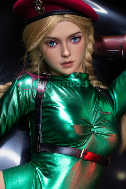 Funwest Julianna: Blonde Army Officer Doll with C-Cup Breasts and a Tempting Look Anmodolls Funwest