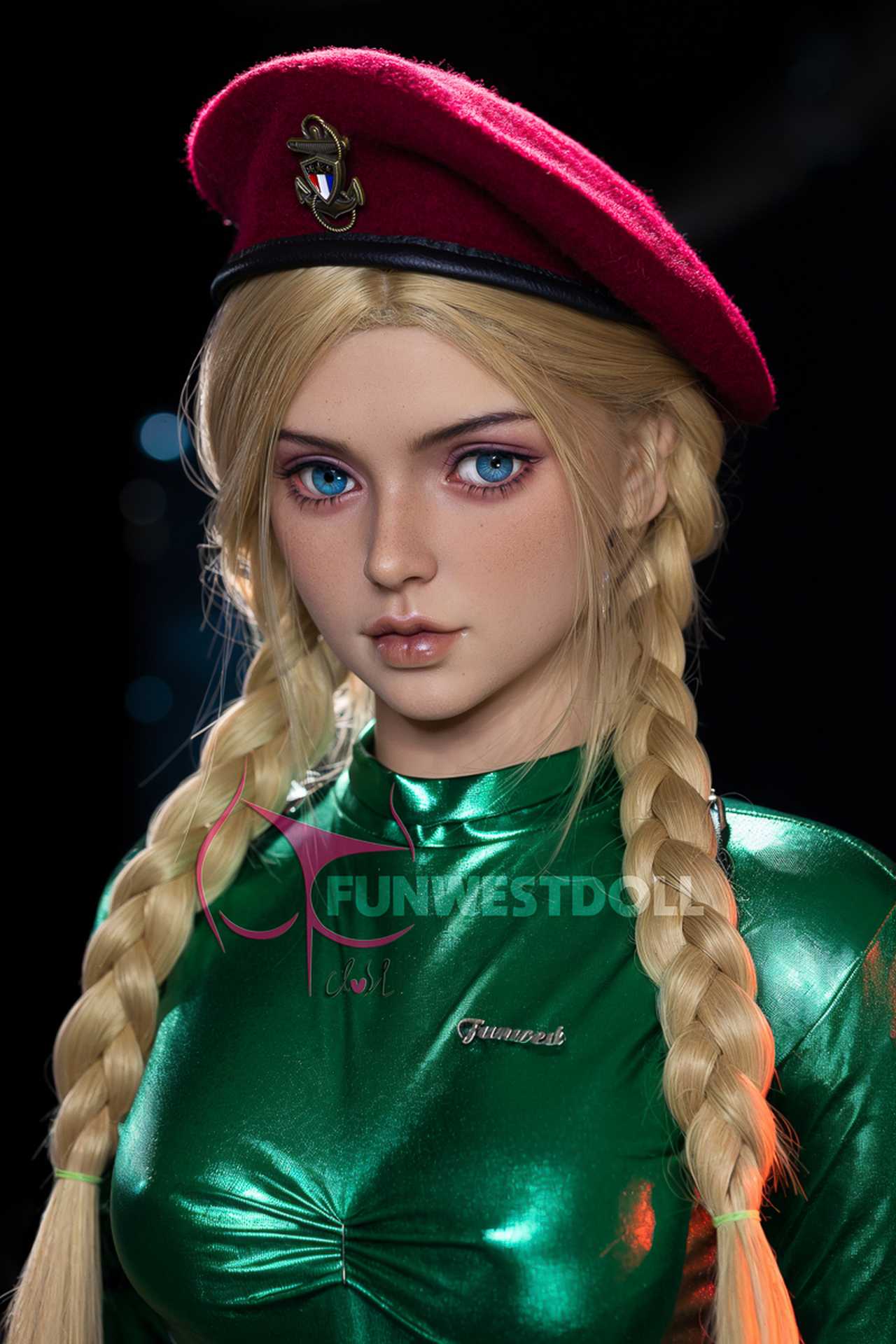 Funwest Julianna: Blonde Army Officer Doll with C-Cup Breasts and a Tempting Look Anmodolls Funwest