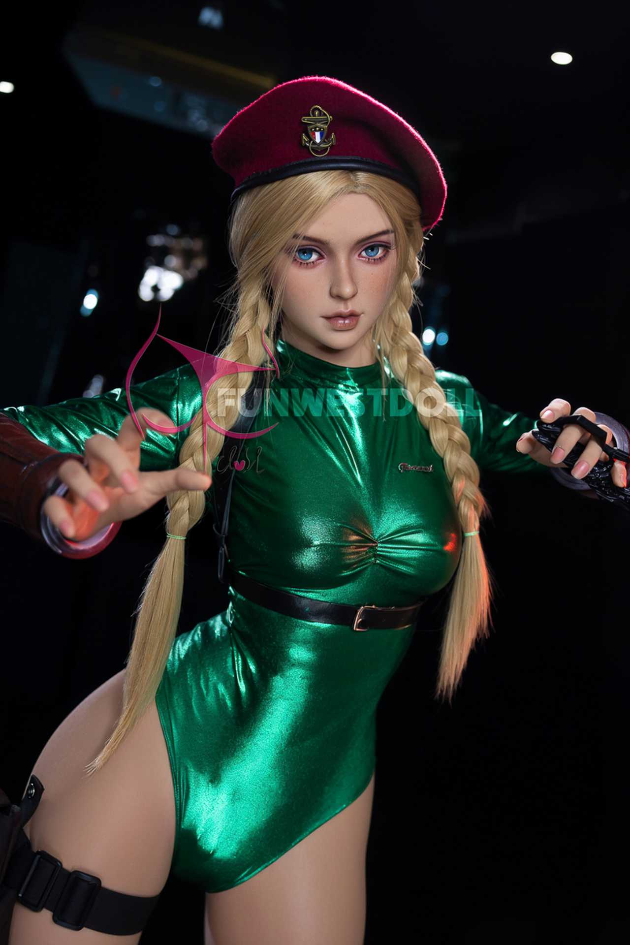 Funwest Julianna: Blonde Army Officer Doll with C-Cup Breasts and a Tempting Look Anmodolls Funwest