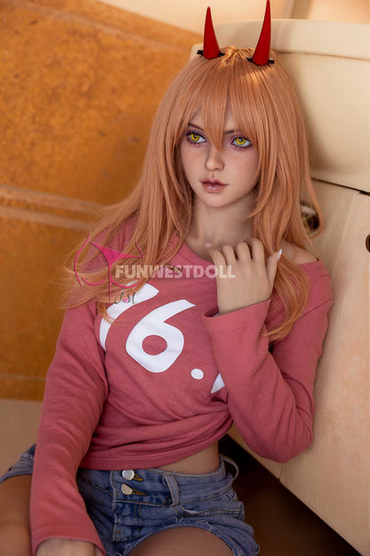 Funwest Haley: Blonde Anime Superhero Doll for Bathroom Adventures