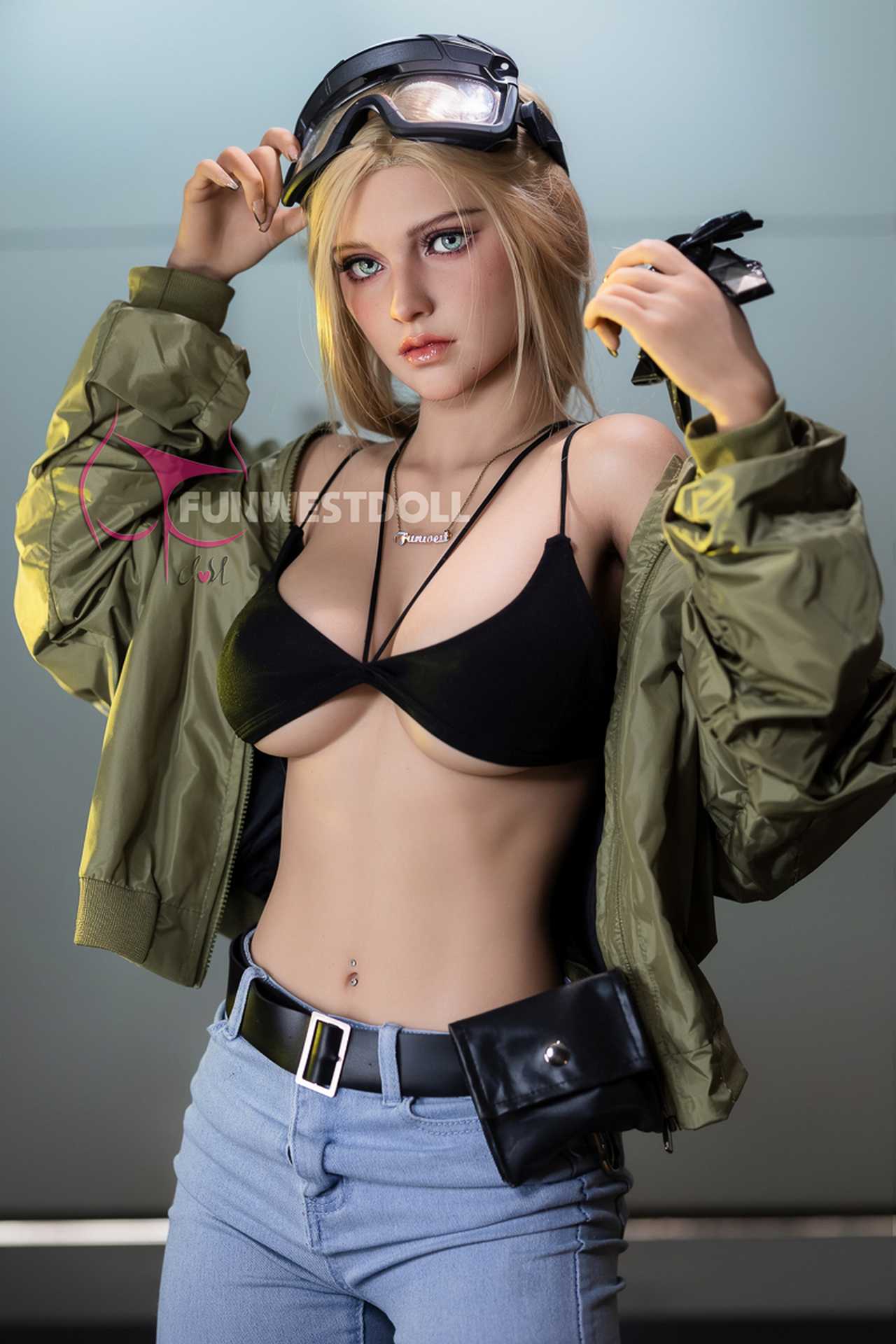 Funwest Carlene: Blonde Teen Doll with F-Cup Breasts and Alluring Orifices Anmodolls Funwest