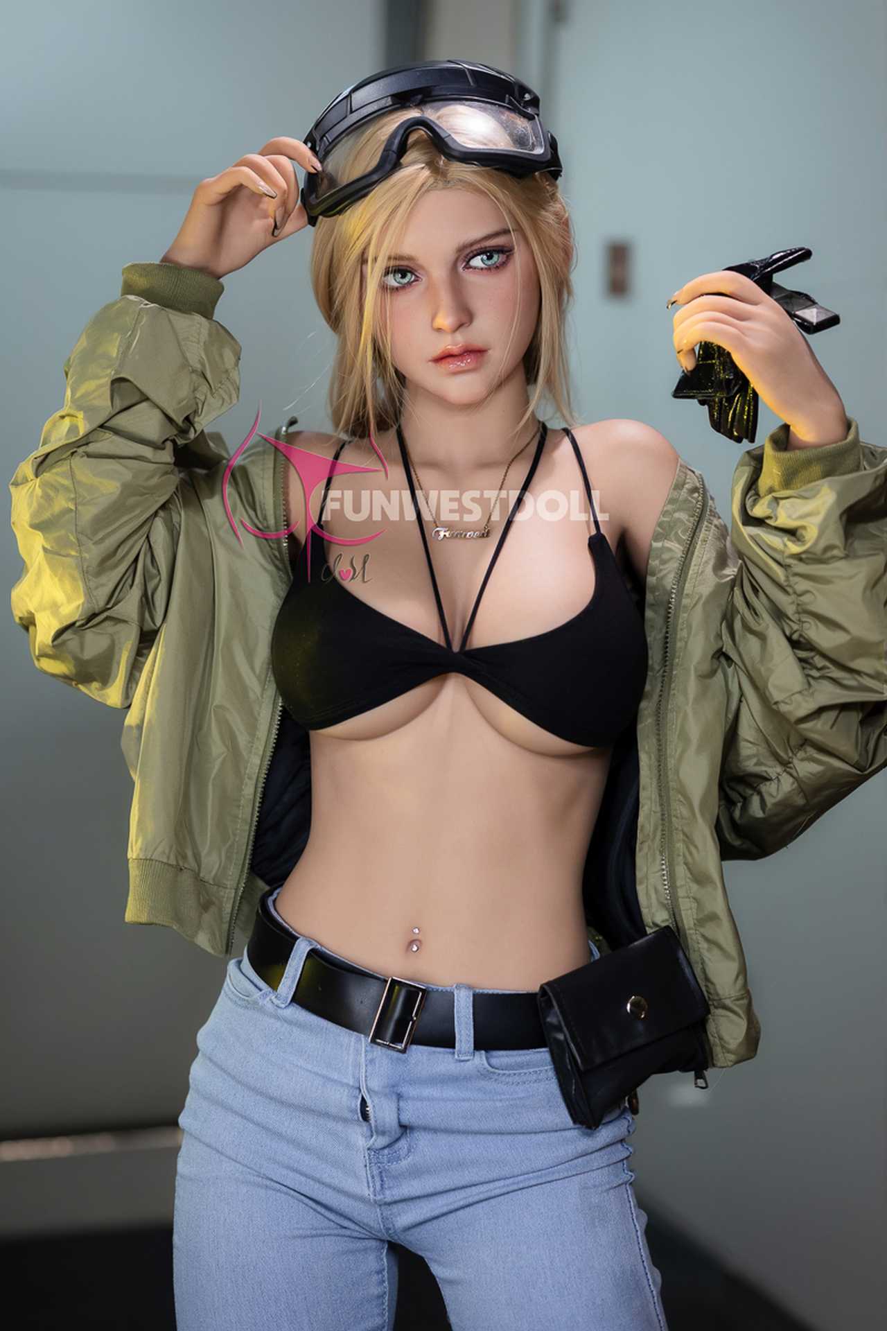Funwest Carlene: Blonde Teen Doll with F-Cup Breasts and Alluring Orifices Anmodolls Funwest