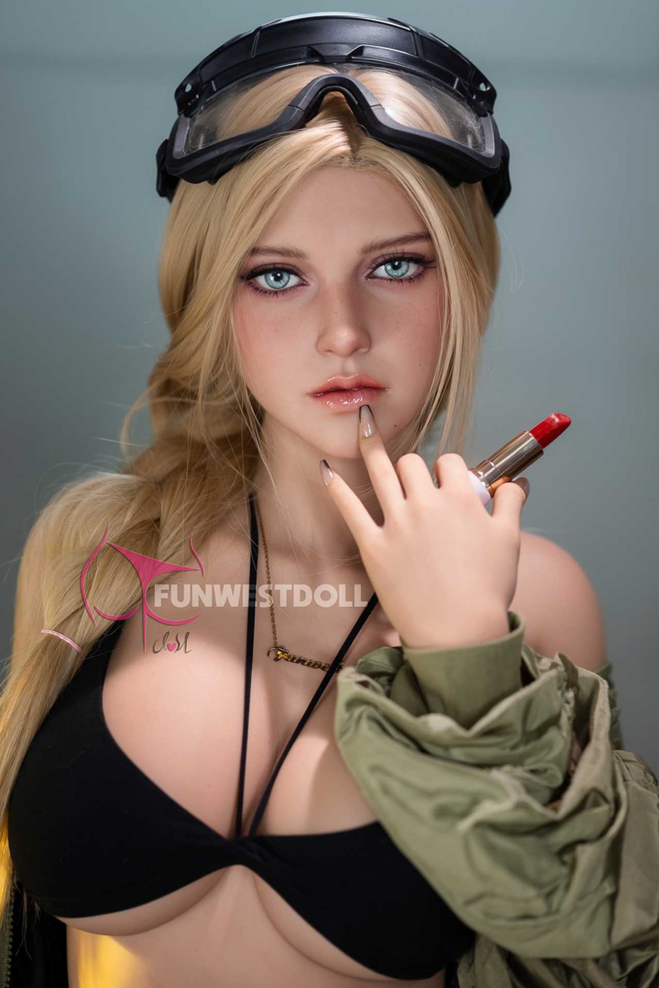 Funwest Carlene: Blonde Teen Doll with F-Cup Breasts and Alluring Orifices Anmodolls Funwest