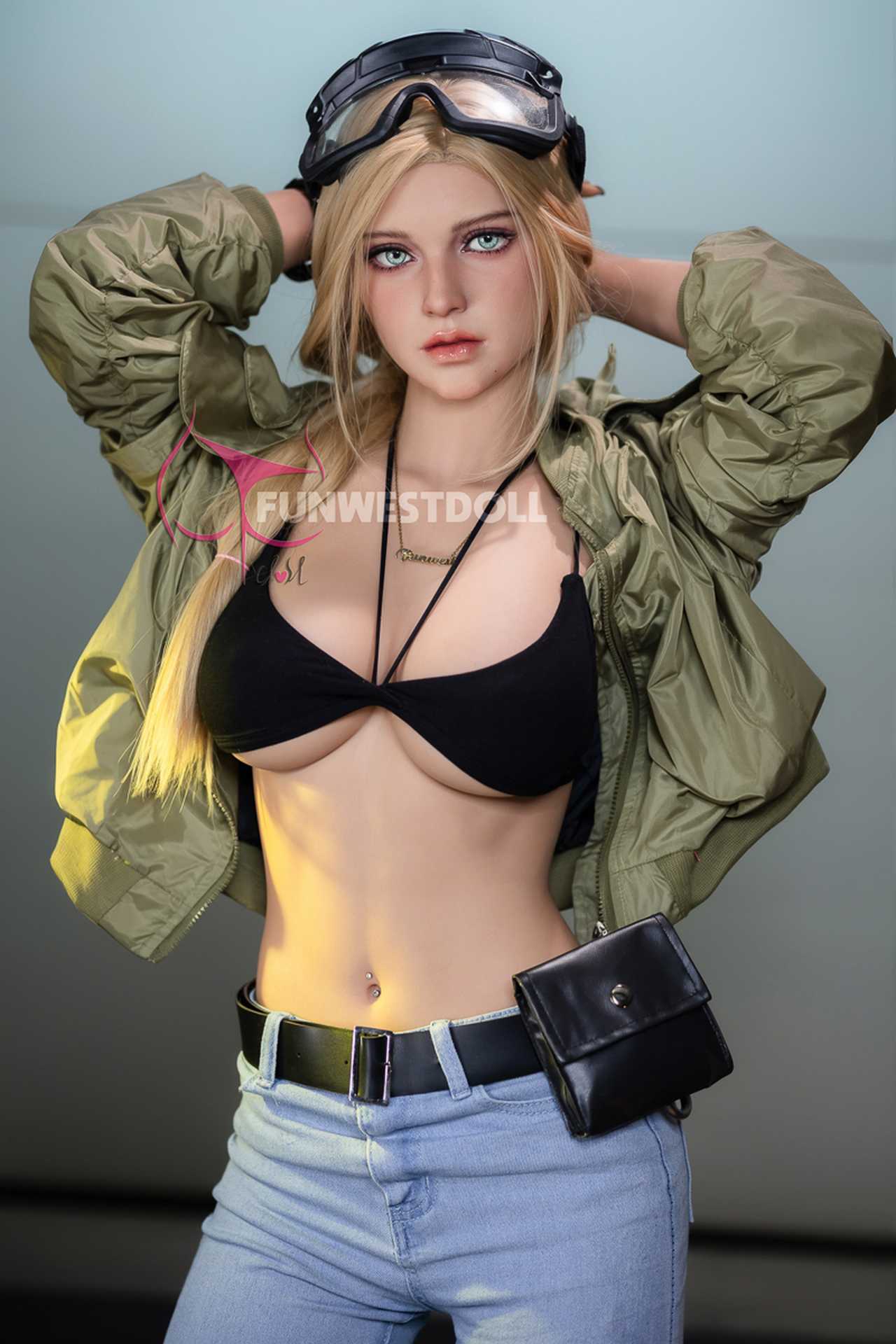 Funwest Carlene: Blonde Teen Doll with F-Cup Breasts and Alluring Orifices Anmodolls Funwest