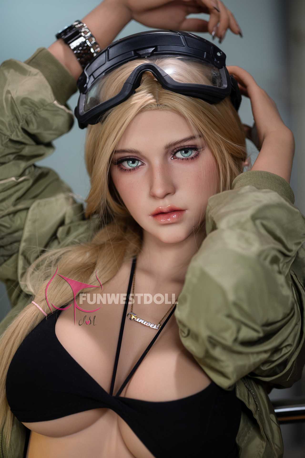 Funwest Carlene: Blonde Teen Doll with F-Cup Breasts and Alluring Orifices Anmodolls Funwest