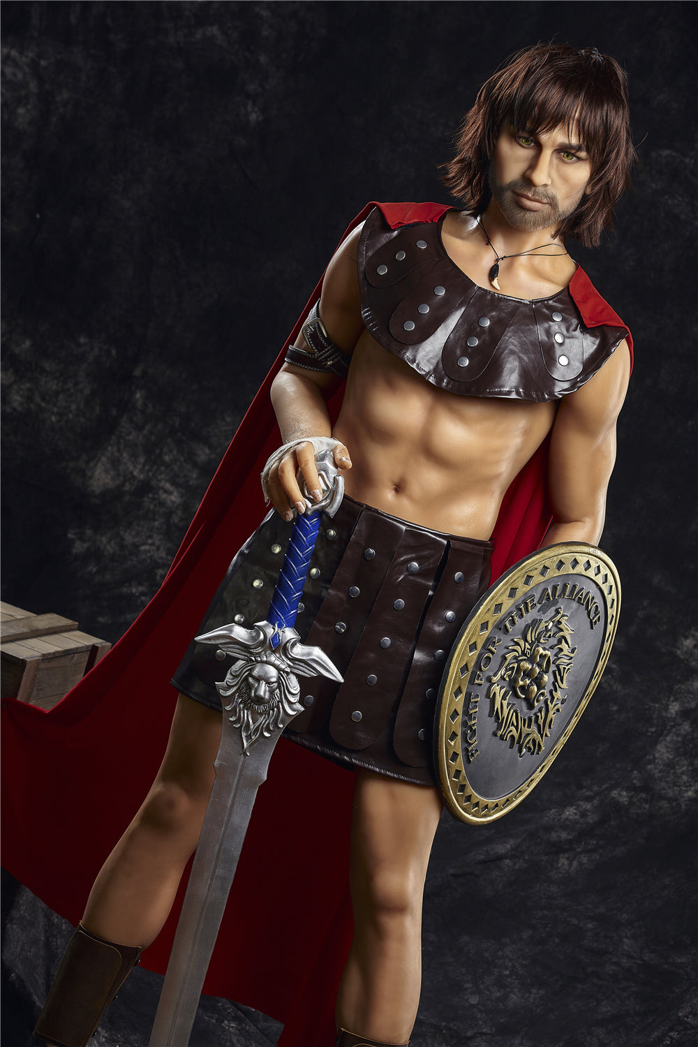 Irontech 162cm Male Doll - love doll, durable sex doll - Warrior Charles - High-Quality Image of Irontech 162cm Male Doll