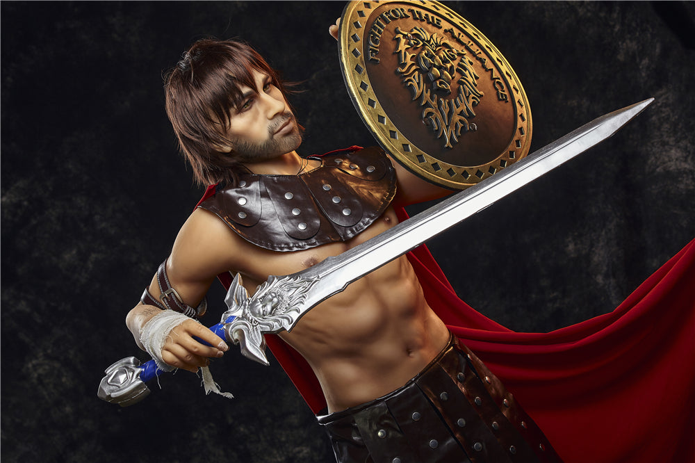 Irontech 162cm Male Doll - love doll, durable sex doll - Warrior Charles - High-Quality Image of Irontech 162cm Male Doll