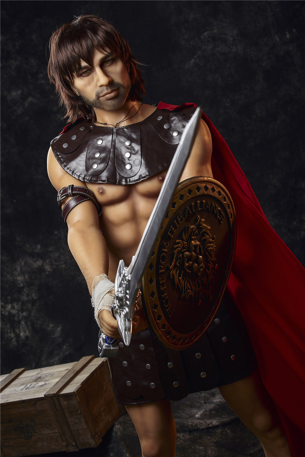 Irontech 162cm Male Doll - love doll, durable sex doll - Warrior Charles - High-Quality Image of Irontech 162cm Male Doll