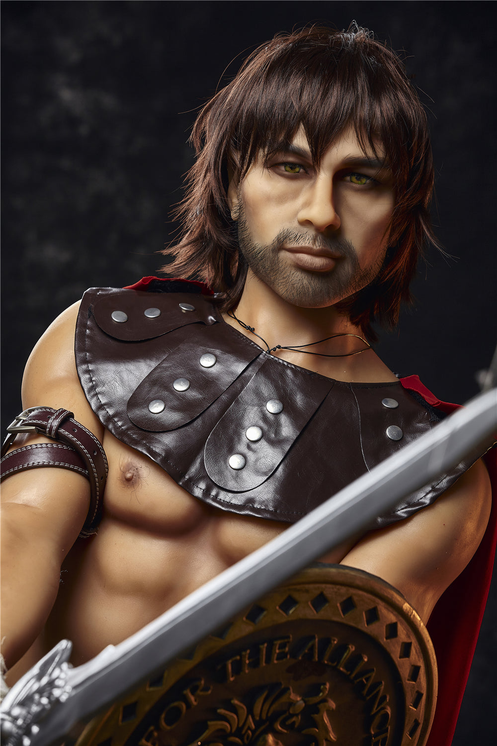 Irontech 162cm Male Doll - love doll, durable sex doll - Warrior Charles - High-Quality Image of Irontech 162cm Male Doll