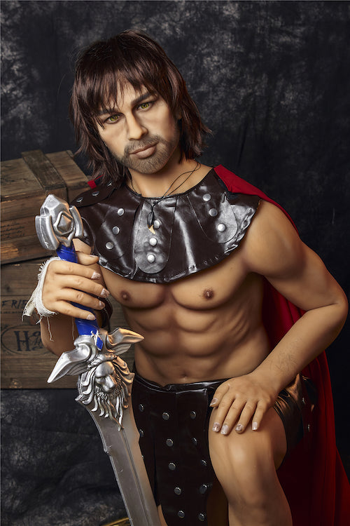 Irontech 162cm Male Doll - love doll, durable sex doll - Warrior Charles - High-Quality Image of Irontech 162cm Male Doll
