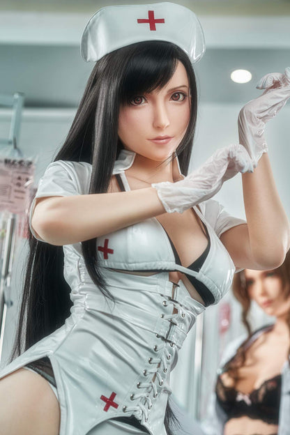 Full Silicon Gamelady Tifa Sex Doll - 168cm, D-Cup, Hot Video Game Actress