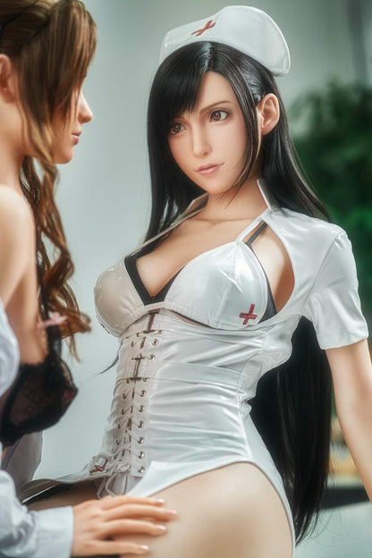 Full Silicon Gamelady Tifa Sex Doll - 168cm, D-Cup, Hot Video Game Actress