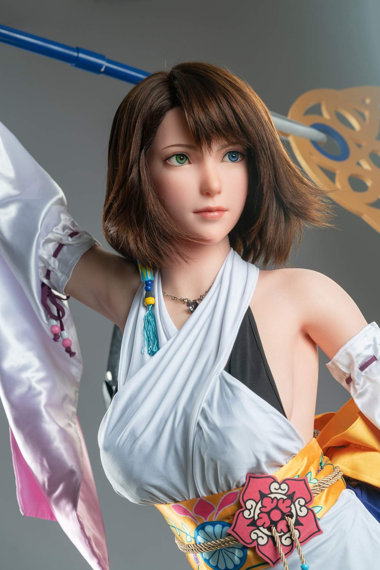 Gamelady's Yuna Sex Doll: 167cm Full Silicon, From Final Fantasy X