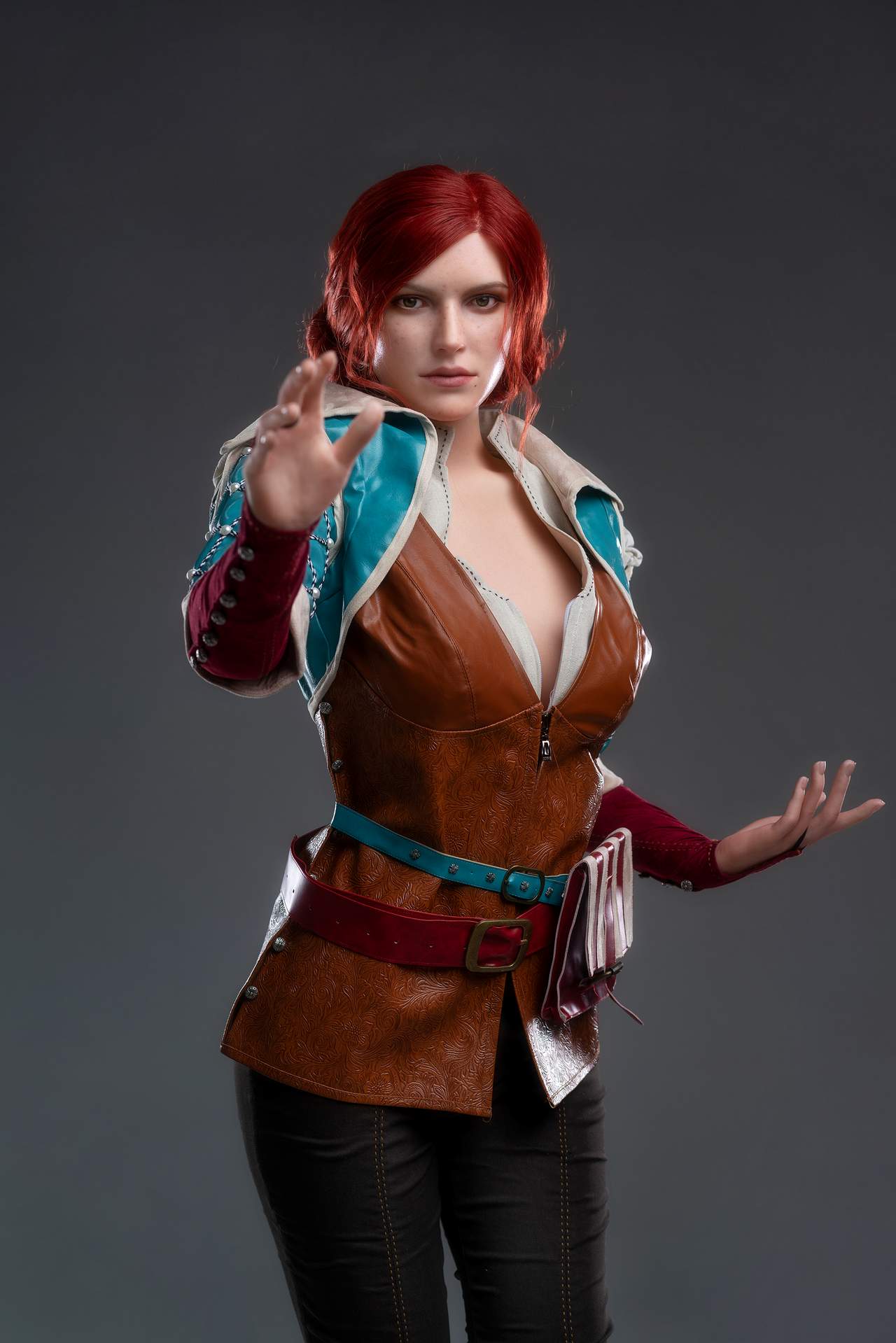 Gamelady's Triss - 168cm Witcher Actress Sex Doll, D-Cup and Round Butt Anmodolls GameLady