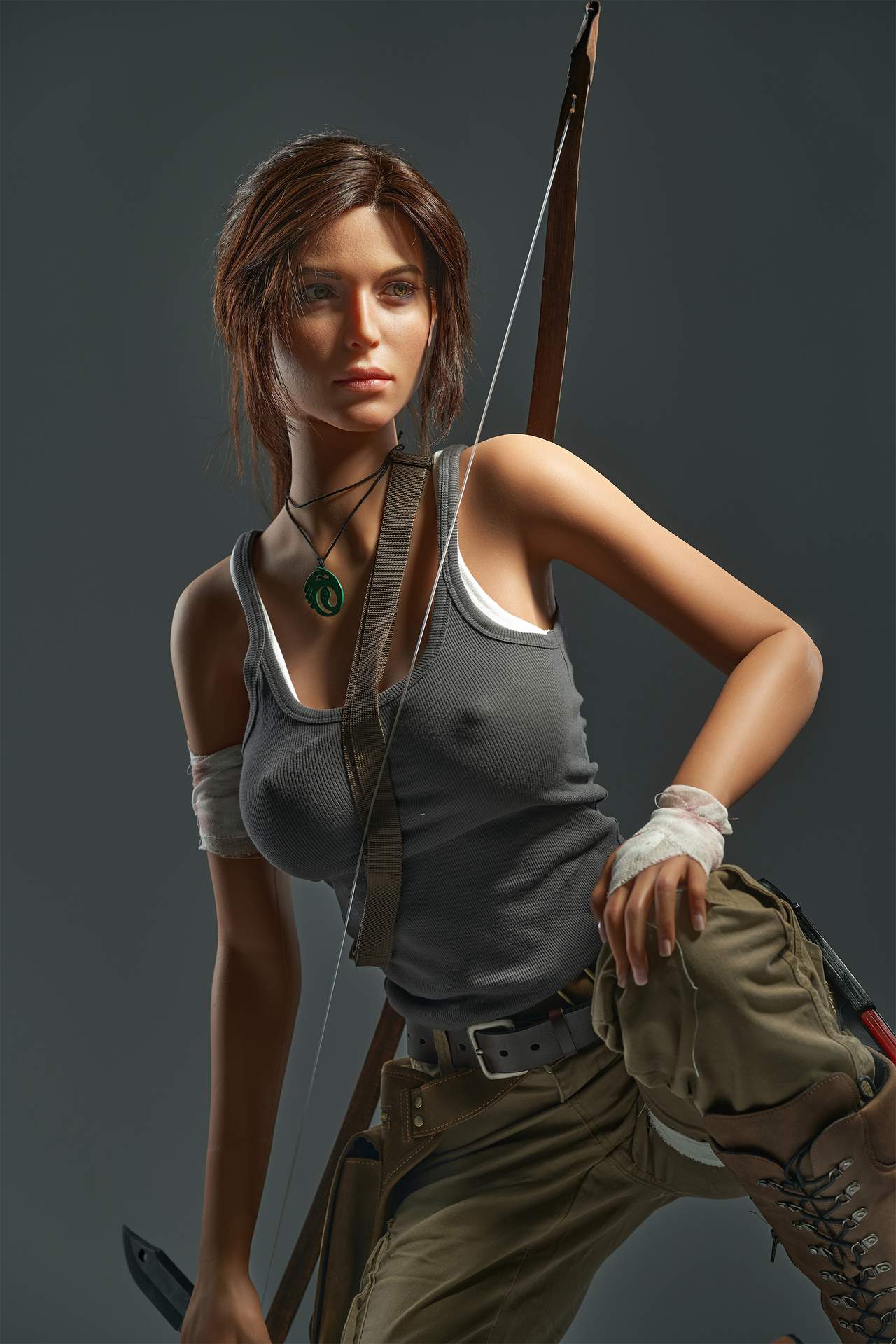Tomb Raider's Lara Croft: 166cm, E-Cup, Full Silicon Gamelady Sex Doll Anmodolls GameLady