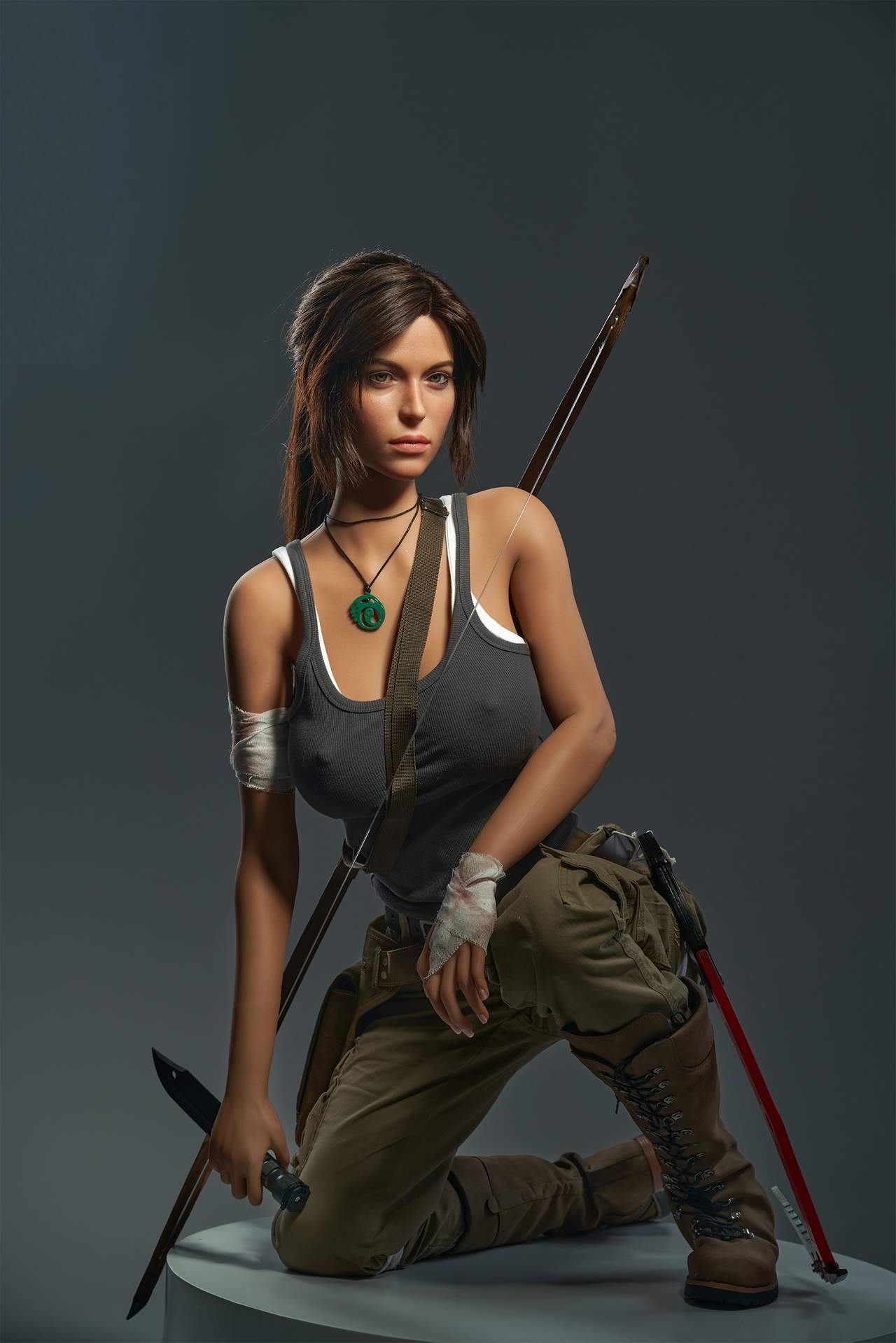 Tomb Raider's Lara Croft: 166cm, E-Cup, Full Silicon Gamelady Sex Doll Anmodolls GameLady