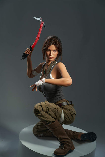 Tomb Raider's Lara Croft: 166cm, E-Cup, Full Silicon Gamelady Sex Doll Anmodolls GameLady