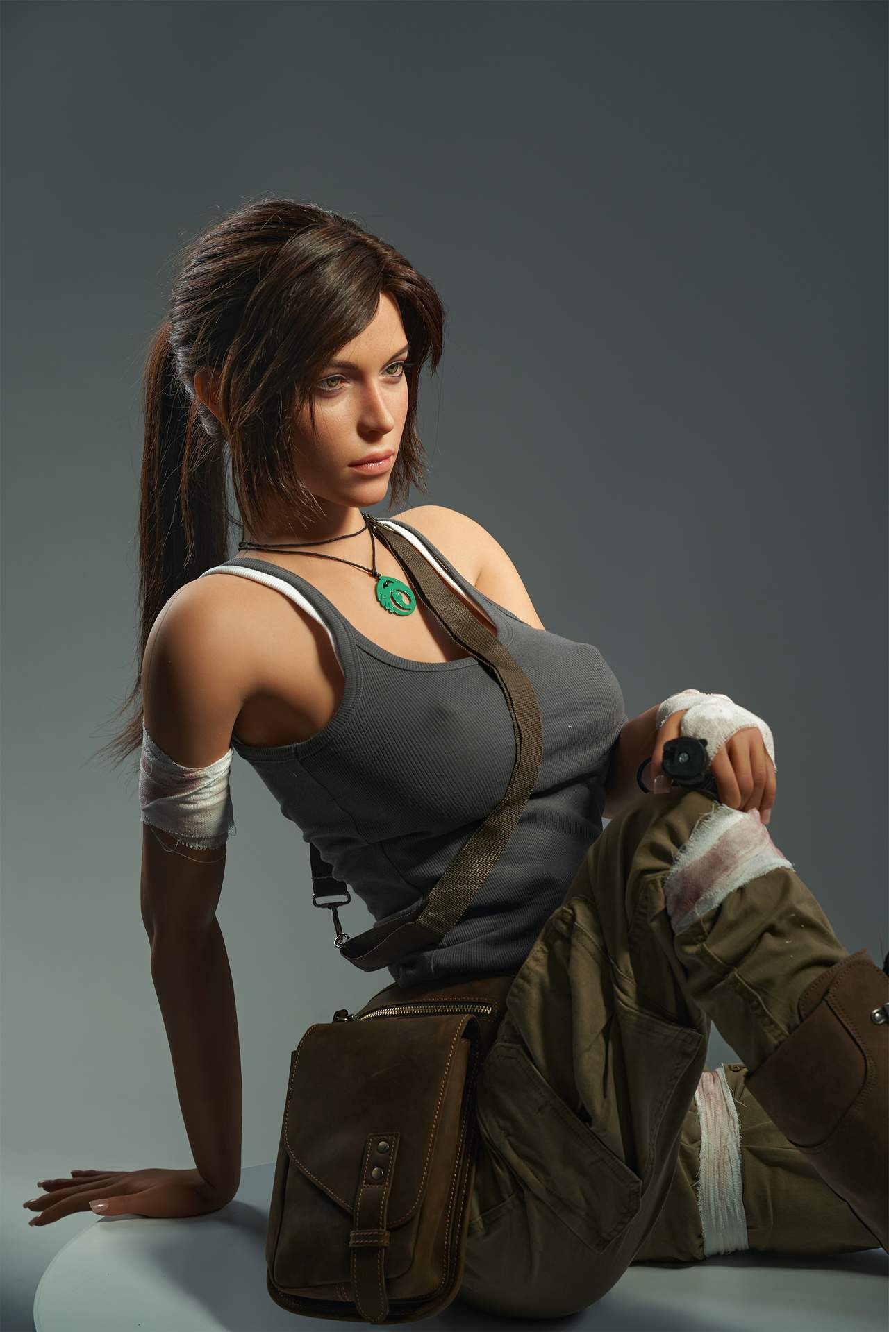 Tomb Raider's Lara Croft: 166cm, E-Cup, Full Silicon Gamelady Sex Doll Anmodolls GameLady