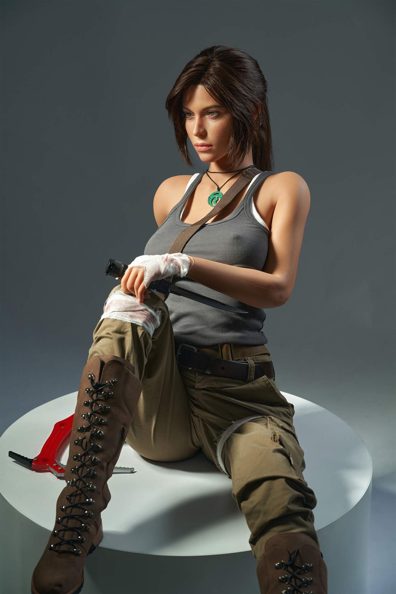 Tomb Raider's Lara Croft: 166cm, E-Cup, Full Silicon Gamelady Sex Doll Anmodolls GameLady