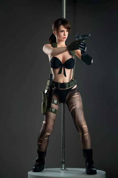 D-Cup Gamelady Sex Doll - Quiet from Metal Gear, Full Silicon Body Anmodolls GameLady