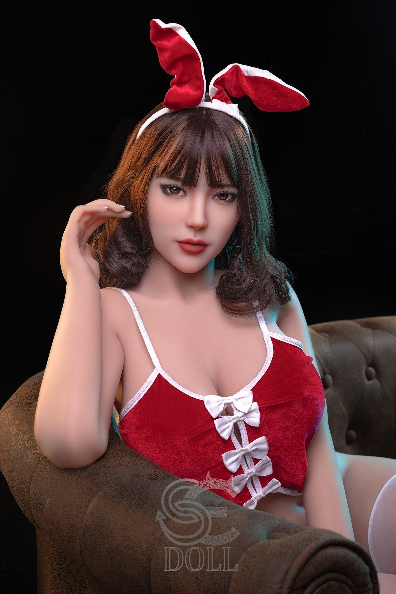 Rosalind - Sexy White TPE Sex doll with Rabbit outfit