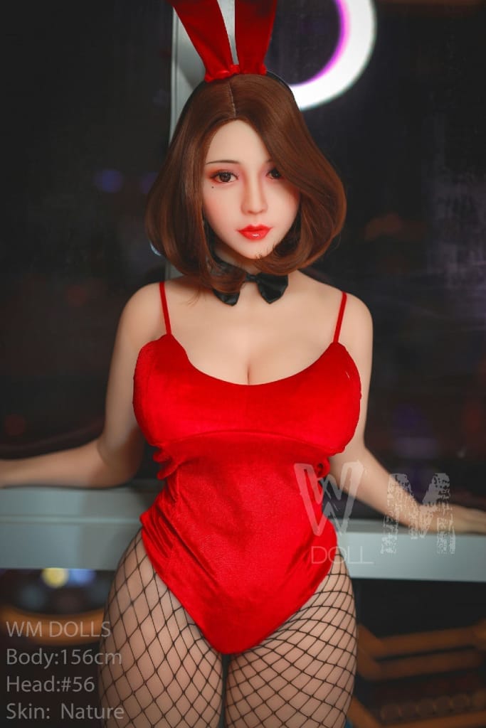 Dollca: WM Sex Doll, H-Cup, BBW, Asian MILF in Playboy Outfit - Head #56