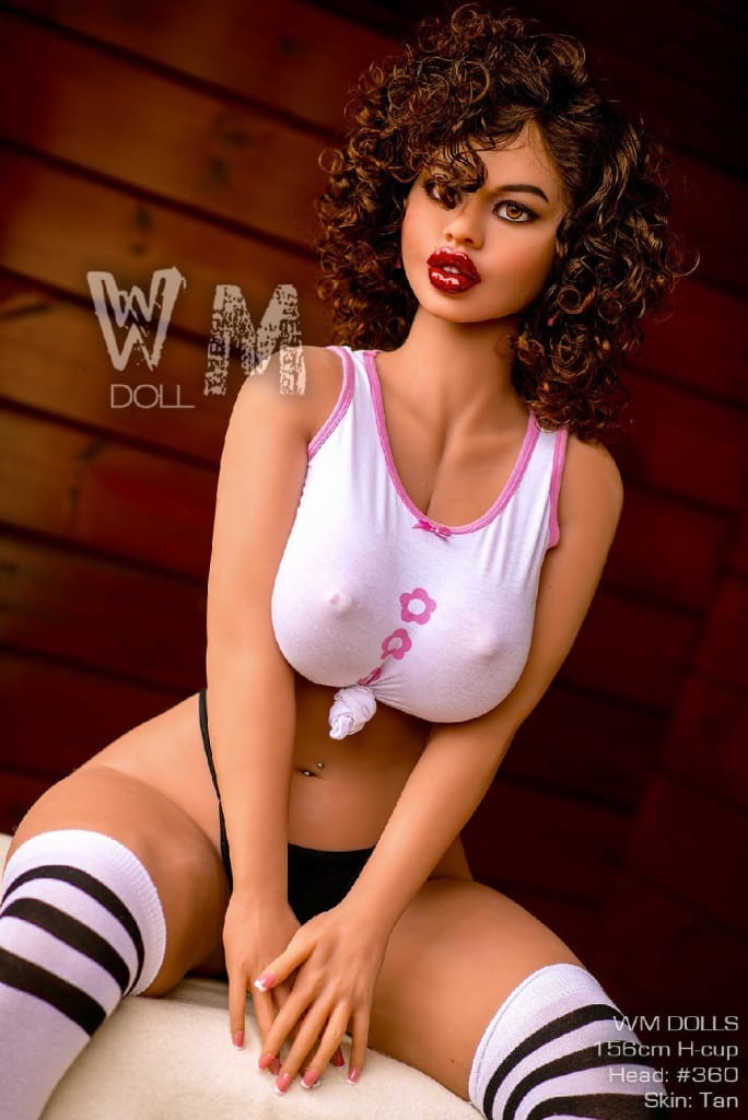 Nay: 156cm H-Cup WM Sex Doll, MILF with Curly Black Hair, Head 360 Anmodolls WM DOLLS - TPE
