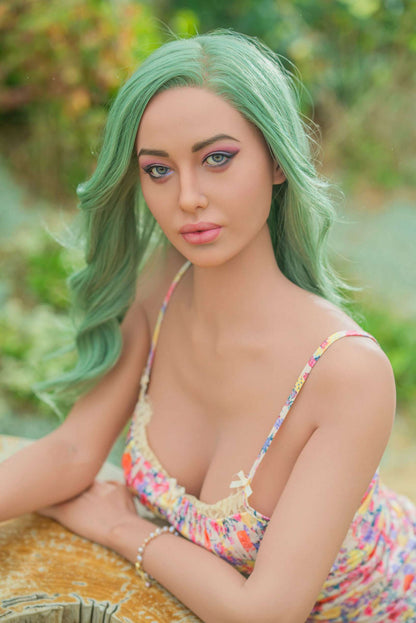 Sallie - Beach resort tan skin slim athletic silicone sex doll - Head (GE45_5) Anmodolls Zelex dolls - SILICONE