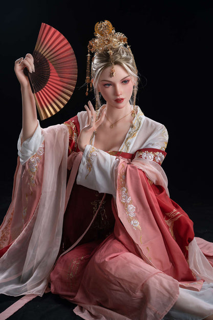 Rae - Japanese style female emperor Silicone sex doll - Head (GE53)