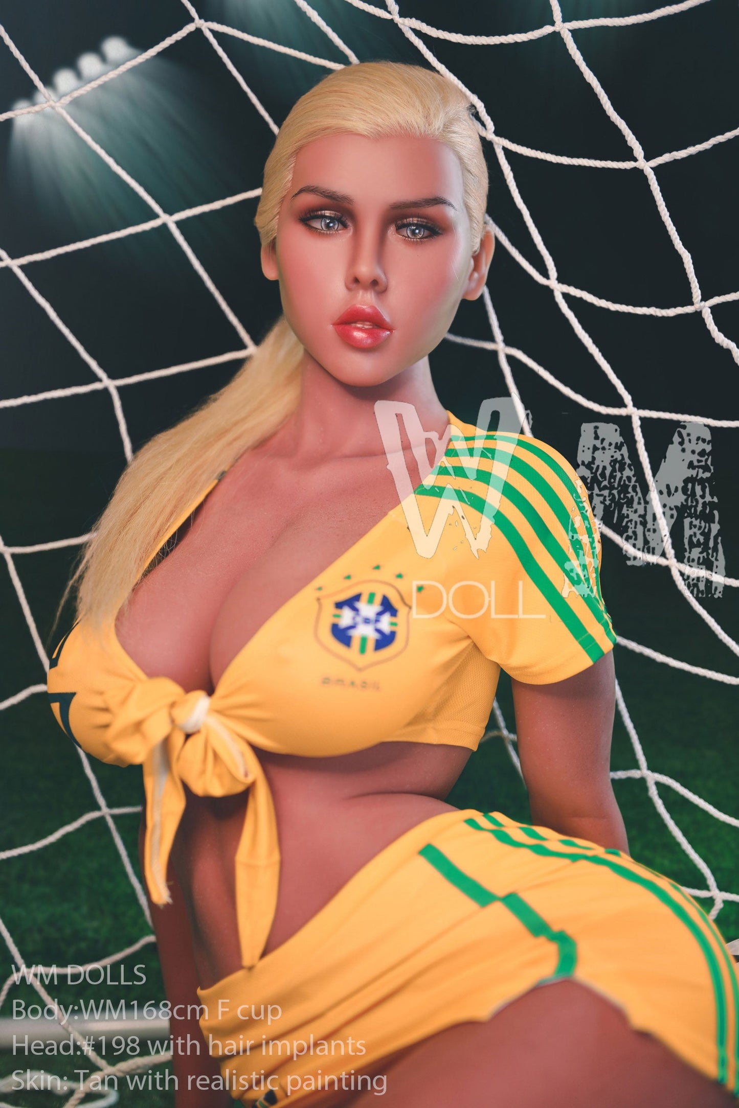 Azktonia: WM Sex Doll, 168cm, F-Cup, Teen Football Player, Head 198