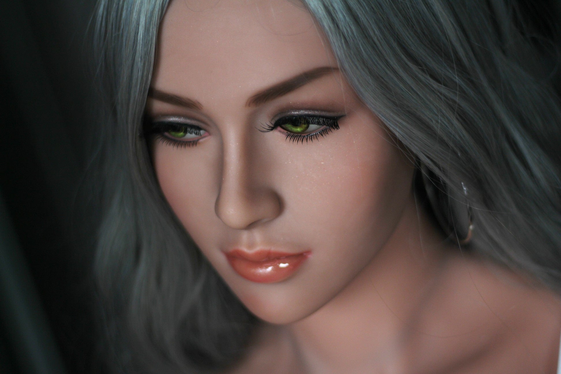 Barebie- Gorgeous Grey hair Ultra realistic TPE Sex Doll - WM Head 15 Anmodolls WM DOLLS - TPE