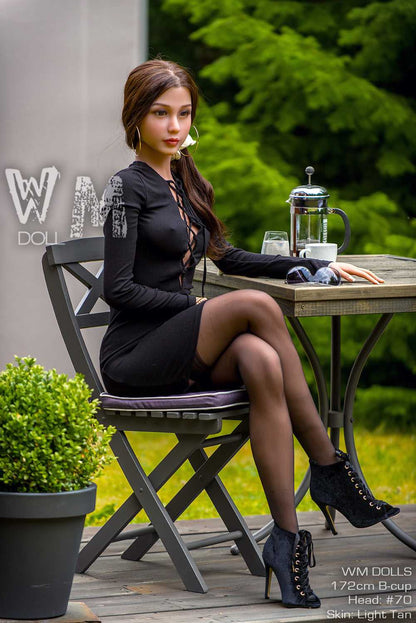 Kiyana - WM Sex Doll 172cm B-Cup: Exotic Asian Teen with Small Butt, Full TPE Body, #70 Head