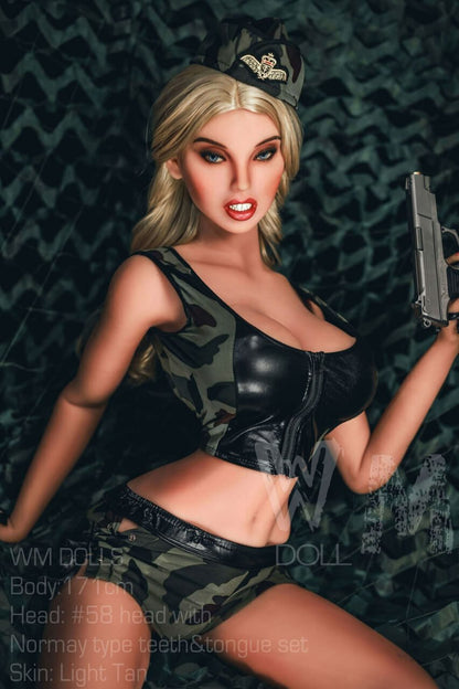 Val - Hot Military Blonde WM Sex Doll, 171cm, H-Cup, Head #58 Anmodolls WM DOLLS - TPE