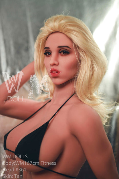 Vienna: Hot Blonde European, E-Cup, 167cm, WM Sex Doll, Head #361