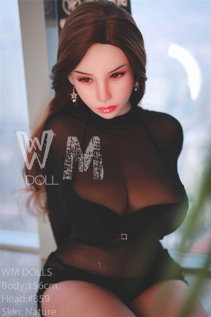 Lilyana: 156cm WM Sex Doll, Brunette Japanese MILF, H-Cup, Head #359