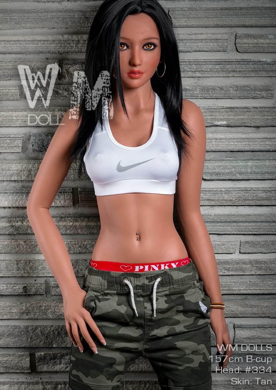 Estella - WM Sex Doll: Brunette Teen, 157cm, B-Cup, Military Pants, Head 334 Anmodolls WM DOLLS - TPE