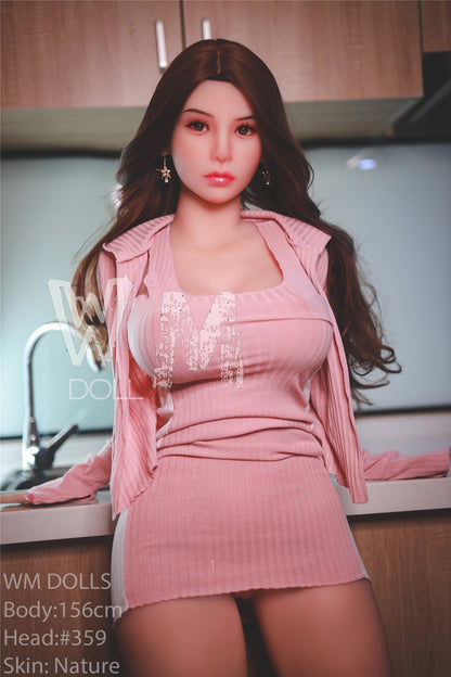 Lilyana: 156cm WM Sex Doll, Brunette Japanese MILF, H-Cup, Head #359