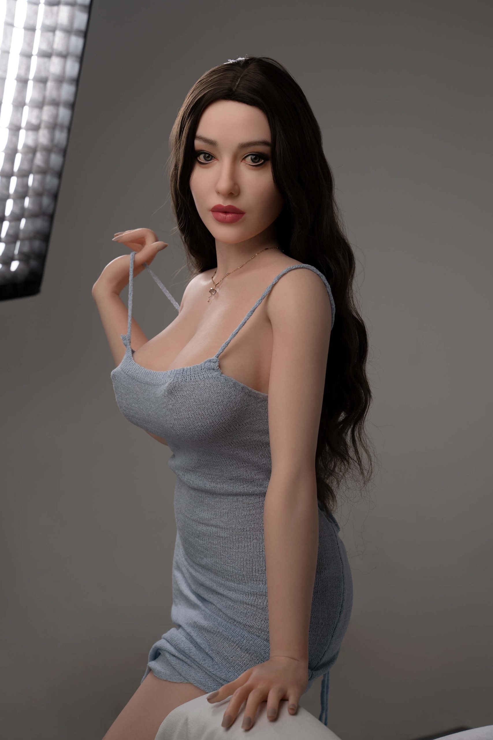 Bernice - Hot Mature Silicon Sex doll With Sexy Dress Anmodolls Zelex dolls - SILICONE