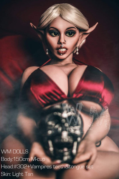 Mozina, Elderly Vampire WM Sex Doll: 150cm, M-Cup, Big Butt (Head #360)