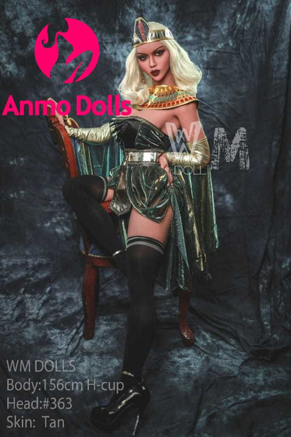 Sariyah: 156cm H-Cup WM Sex Doll, Cleopatra Outfit, Head #363 Anmodolls WM DOLLS - TPE